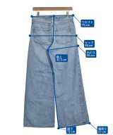 upper hights（アッパーハイツ）デニムパンツ 青 サイズ:24(S位) レディース/2200622550015