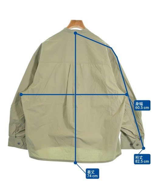 upper hights（アッパーハイツ）カジュアルシャツ カーキ サイズ:1(S位) レディース/2200612915060