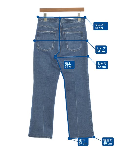 upper hights（アッパーハイツ）デニムパンツ 青 サイズ:25(S位) レディース/2200613549448