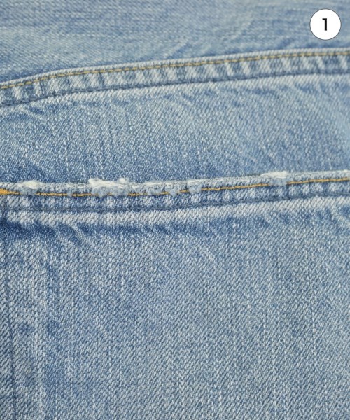 upper hights（アッパーハイツ）デニムパンツ 青 サイズ:23(XS位) レディース/2200615640037