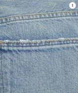 upper hights（アッパーハイツ）デニムパンツ 青 サイズ:23(XS位) レディース/2200615640037