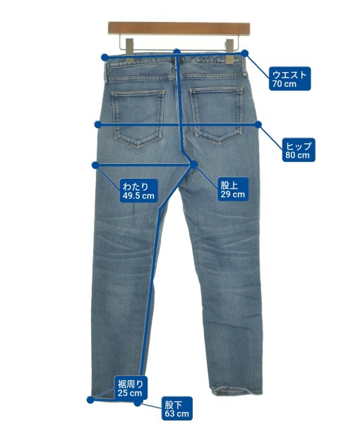 upper hights（アッパーハイツ）デニムパンツ 紺 サイズ:23(XS位) レディース/2200627150050