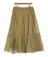 upper hights（アッパーハイツ）ロング・マキシ丈スカート 茶 サイズ:1(S位) レディース/2200629225039