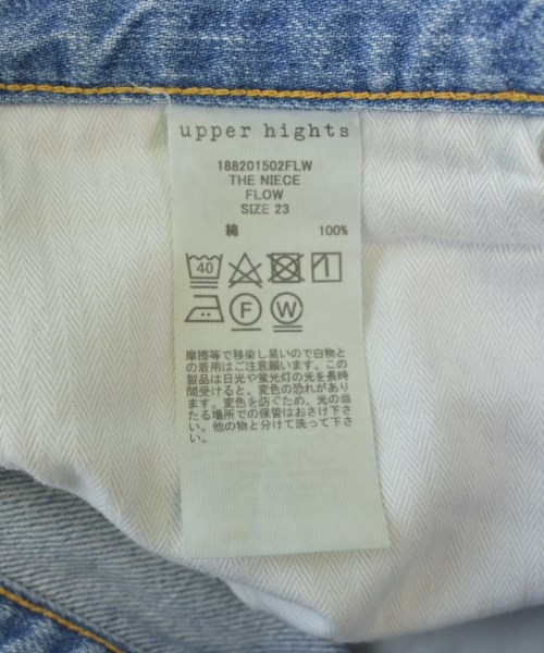 upper hights（アッパーハイツ）デニムパンツ 青 サイズ:23(XS位) レディース/2200615656052