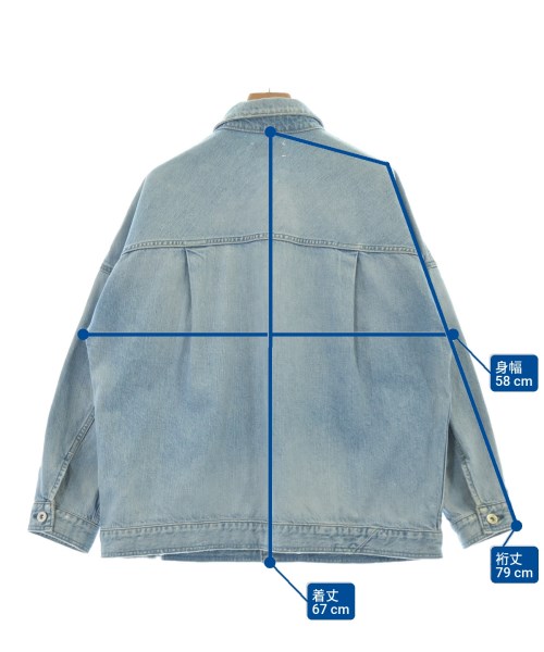 upper hights（アッパーハイツ）デニムジャケット 青 サイズ:1(S位) レディース/2200629474031
