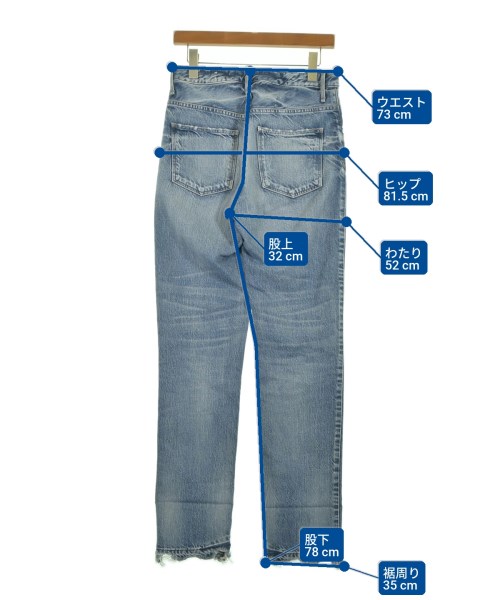 upper hights（アッパーハイツ）デニムパンツ 青 サイズ:26(XS位) メンズ/2200631398059