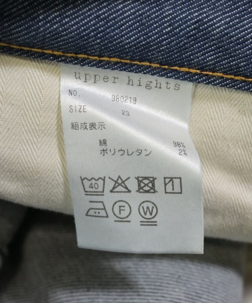 upper hights（アッパーハイツ）デニムパンツ 紺 サイズ:23(XS位) レディース/2200618358021