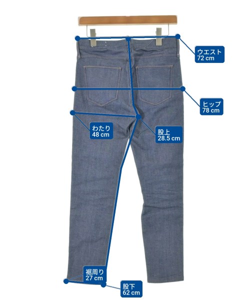 upper hights（アッパーハイツ）デニムパンツ 紺 サイズ:23(XS位) レディース/2200618358021