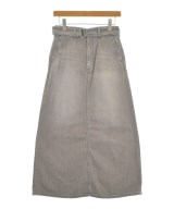 upper hights（アッパーハイツ）ロング・マキシ丈スカート グレー サイズ:0(XS位) レディース/2200618523108