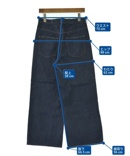 upper hights（アッパーハイツ）デニムパンツ 紺 サイズ:26(M位) レディース/2200632722075