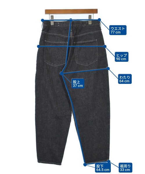 upper hights（アッパーハイツ）デニムパンツ 黒 サイズ:29(S位) メンズ/2200606983037