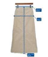 upper hights（アッパーハイツ）ロング・マキシ丈スカート 白 サイズ:34(XS位) レディース/2200607546071