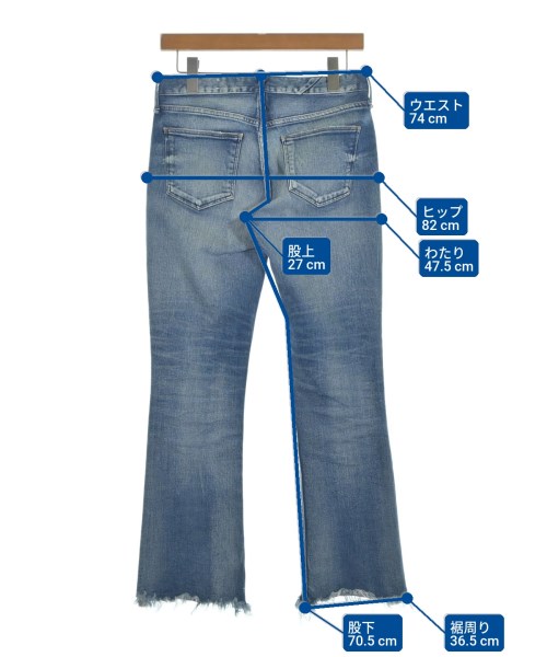 upper hights（アッパーハイツ）デニムパンツ 紺 サイズ:23(XS位) レディース/2200611445032