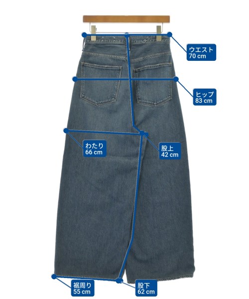upper hights（アッパーハイツ）デニムパンツ 青 サイズ:23(XS位) レディース/2200611726018