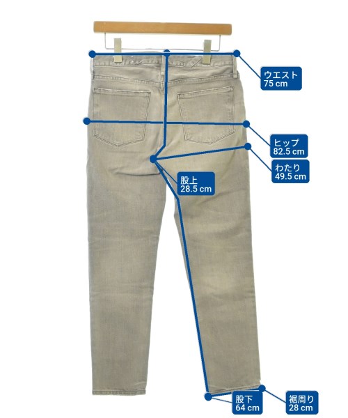 upper hights（アッパーハイツ）デニムパンツ グレー サイズ:25(S位) レディース/2200608661018