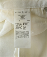 upper hights（アッパーハイツ）デニムパンツ 白 サイズ:23(XS位) レディース/2200612221123