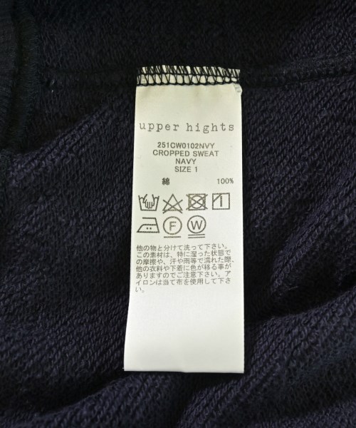 upper hights（アッパーハイツ）スウェット 紺 サイズ:1(S位) レディース/2200612665033