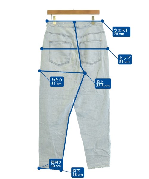 upper hights（アッパーハイツ）デニムパンツ 青 サイズ:25(S位) レディース/2200612626164