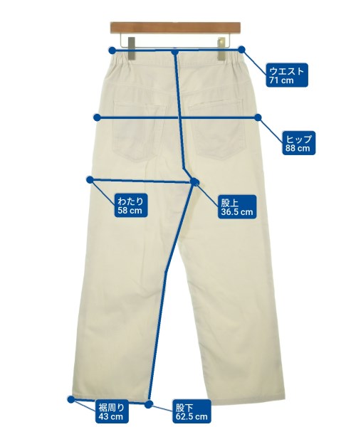 upper hights（アッパーハイツ）デニムパンツ 白 サイズ:25(S位) レディース/2200614842036