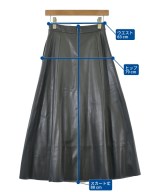 upper hights（アッパーハイツ）ロング・マキシ丈スカート 黒 サイズ:1(S位) レディース/2200611555397