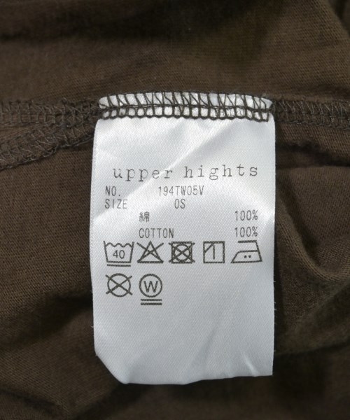 upper hights（アッパーハイツ）Tシャツ・カットソー 茶 サイズ:ONE レディース/2200613510011