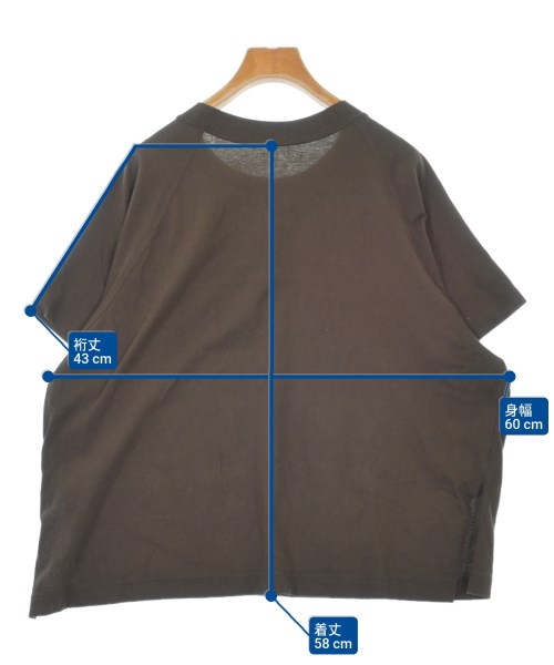 upper hights（アッパーハイツ）Tシャツ・カットソー 茶 サイズ:ONE レディース/2200613510011