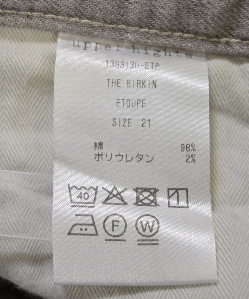 upper hights（アッパーハイツ）デニムパンツ グレー サイズ:21(XS位) レディース/2200616952047