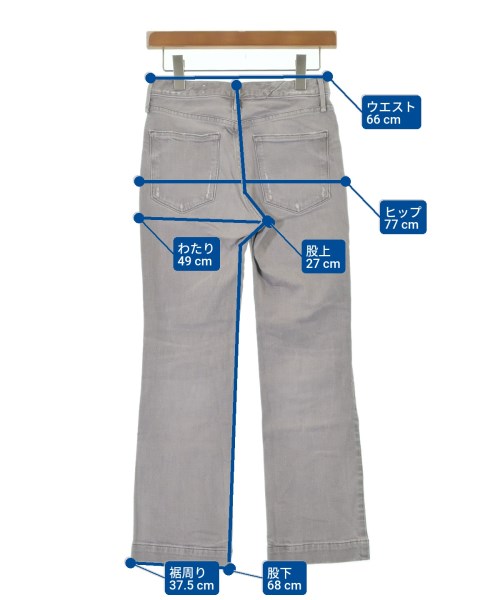 upper hights（アッパーハイツ）デニムパンツ グレー サイズ:21(XS位) レディース/2200616952047