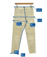 upper hights（アッパーハイツ）デニムパンツ ベージュ サイズ:23(XS位) レディース/2200617410041