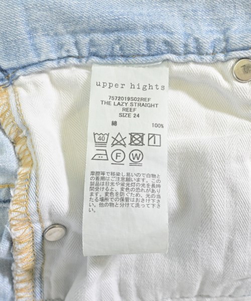 upper hights（アッパーハイツ）デニムパンツ 青 サイズ:24(M位) レディース/2200607947038
