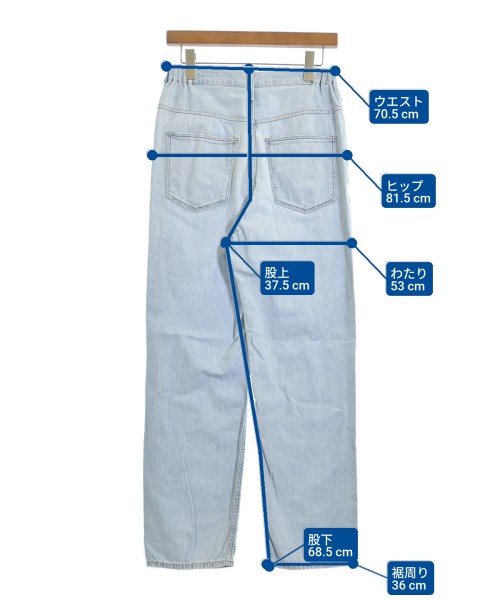 upper hights（アッパーハイツ）デニムパンツ 青 サイズ:24(M位) レディース/2200607947038