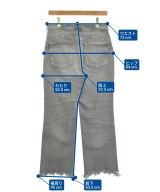 upper hights（アッパーハイツ）デニムパンツ グレー サイズ:25(S位) レディース/2200611536662