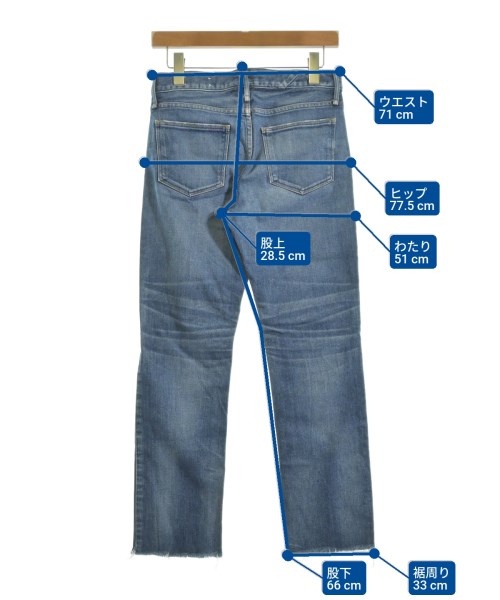 upper hights（アッパーハイツ）デニムパンツ 紺 サイズ:24(S位) レディース/2200617986034
