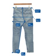 upper hights（アッパーハイツ）デニムパンツ 青 サイズ:23(XS位) レディース/2200605861053