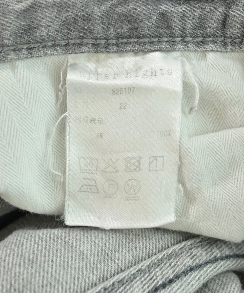 upper hights（アッパーハイツ）デニムパンツ グレー サイズ:22(XS位) レディース/2200606444149
