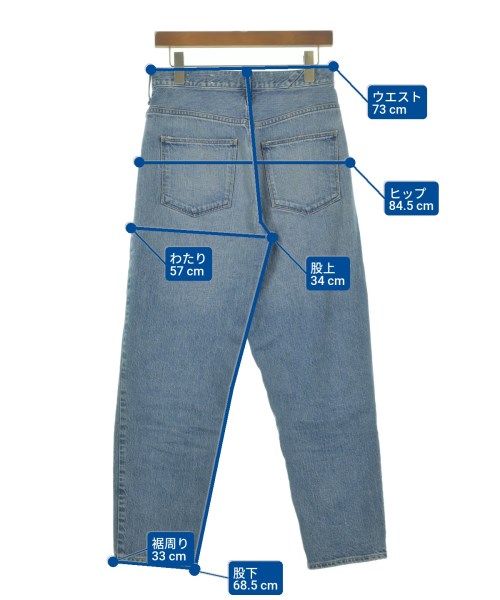 upper hights（アッパーハイツ）デニムパンツ 青 サイズ:25(S位) レディース/2200607552027