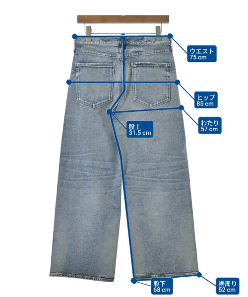 upper hights（アッパーハイツ）デニムパンツ 紺 サイズ:23(XS位) レディース/2200670080168