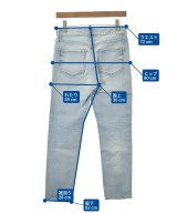 upper hights（アッパーハイツ）デニムパンツ 青 サイズ:23(XS位) レディース/2200670564194