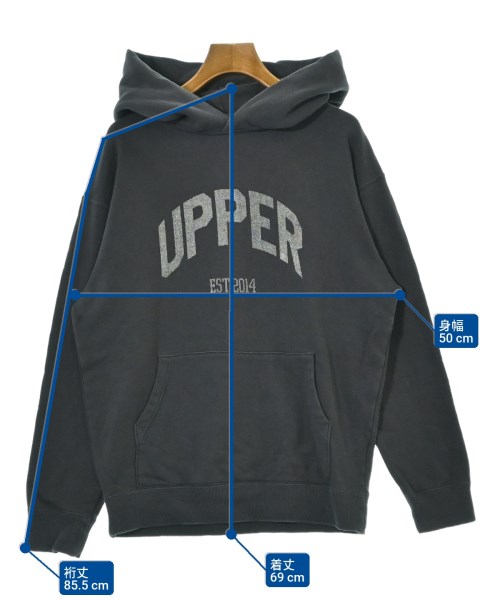 upper hights（アッパーハイツ）パーカー グレー サイズ:0(XS位) レディース/2200671792046