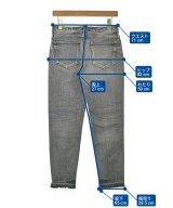 upper hights（アッパーハイツ）デニムパンツ グレー サイズ:23(XS位) レディース/2200671691608