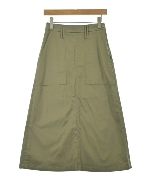 upper hights(アッパーハイツ)ロング・マキシ丈スカート カーキ サイズ:25(S位)/2200672927065