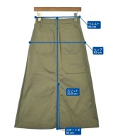 upper hights（アッパーハイツ）ロング・マキシ丈スカート カーキ サイズ:25(S位) レディース/2200672927065