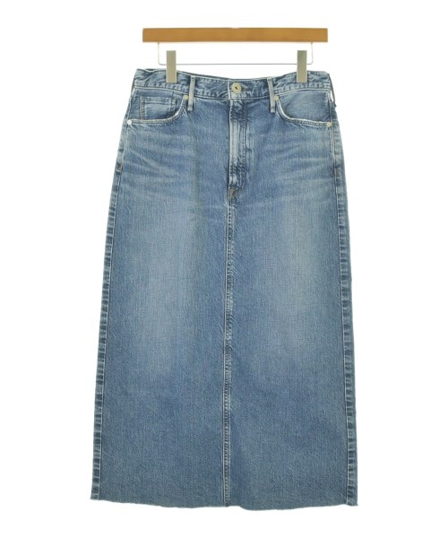 upper hights(アッパーハイツ)ロング・マキシ丈スカート 青 サイズ:26(M位)/2200675434010