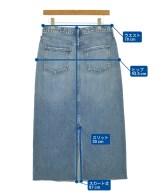 upper hights（アッパーハイツ）ロング・マキシ丈スカート 青 サイズ:26(M位) レディース/2200675434010