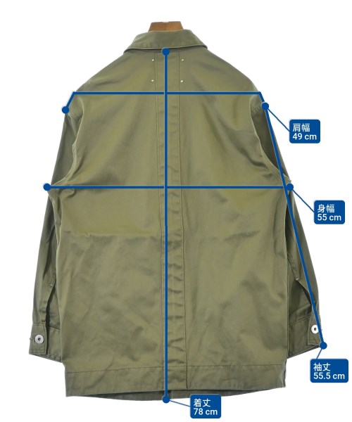 upper hights（アッパーハイツ）ミリタリーブルゾン カーキ サイズ:1(S位) レディース/2200677621012