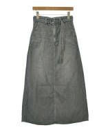 upper hights（アッパーハイツ）ロング・マキシ丈スカート グレー サイズ:0(XS位) レディース/2200673603036