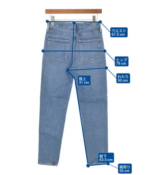 upper hights（アッパーハイツ）デニムパンツ 青 サイズ:23(XS位) レディース/2200676575149