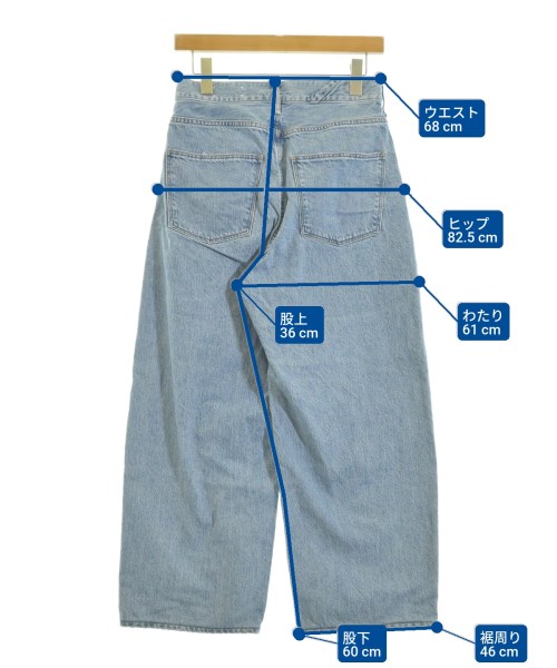 upper hights（アッパーハイツ）デニムパンツ 青 サイズ:23(XS位) レディース/2200676575156
