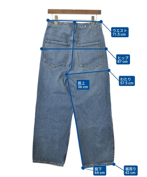 upper hights（アッパーハイツ）デニムパンツ 紺 サイズ:23(XS位) レディース/2200676733051