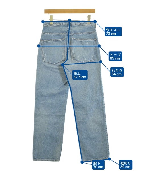 upper hights（アッパーハイツ）デニムパンツ 青 サイズ:23(XS位) レディース/2200678450086